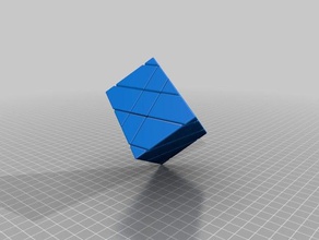 prisma triangolare 3x3 v2 i puzzle personalizzato 3d print model - Mito3D