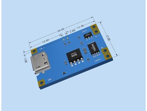 modèle mh tp4056 module de l'électronique chargement 3d print model - Mito3D