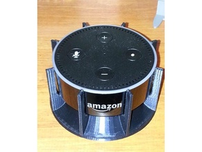 alexa echo dot holder audio alexander hamilton amazon speaker 3d print model - Mito3D