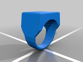 blank ring 3d printing 3d print model - Mito3D