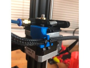 mk8 extruder wire loom cable clip ender-3 3d printer accessories 3d print model - Mito3D