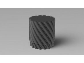 spiral box containers thread 3d print model - Mito3D