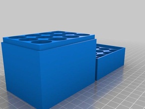 co2 cápsulas caixa de 12g ferramenta os titulares caixas airsoft cartucho walther 3d print model - Mito3D