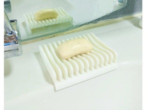 Seifenablage Wasser abtropfen lassen Bad Seifenschale soap tray 3d print model - Mito3D