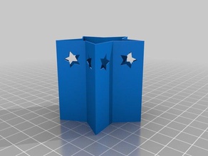 star pot household 3d print model - Mito3D