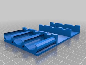 pinsel halter multi -brush holder several times art tools 3d print model - Mito3D