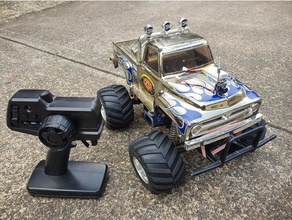tamiya midnight pumpkin shell mounts rc vehicles body car truck 3d print model - Mito3D