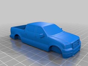 f-150 pickup truck model open bed automotive 3d print model - Mito3D