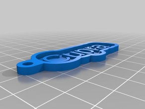 cupra llaveros personalizado 3d print model - Mito3D