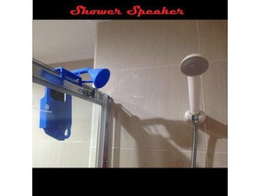 ducha altavoz cuarto de baño 3d print model - Mito3D