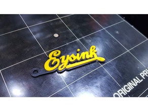 eysink sleutelhanger logotipo holandés histórico de la marca signos logotipos brommer historisch llavero llaveros 3d print model - Mito3D