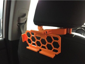 carseat iphone holder mobile headrest mount 6 7 3d print model - Mito3D