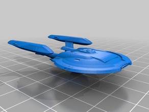 star trek tng era nx classe de montagem veículos ent empresa starship 3d print model - Mito3D