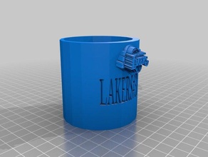 lakers cuppen cup household 3d print model - Mito3D