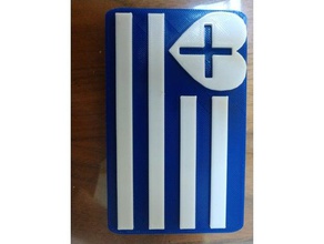 Griechenland-Flagge Mode 3d print model - Mito3D