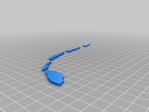 wadden Adaları diğer haritalar 3d print model - Mito3D