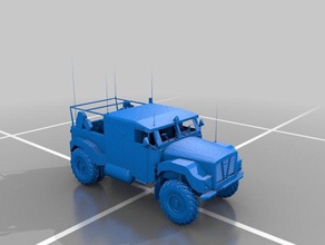 simpleplanes dually modern mrap thing models 3d print model - Mito3D