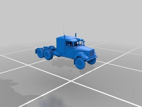 simpleplanes vintage style conventional cab hauler vehicles 3d print model - Mito3D