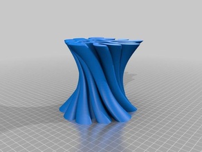 strange vase solid mode decor 3d print model - Mito3D