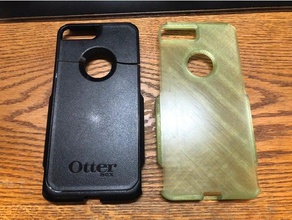 otterbox commuter shell de reemplazo iphone plus modelos móvil 3d print model - Mito3D