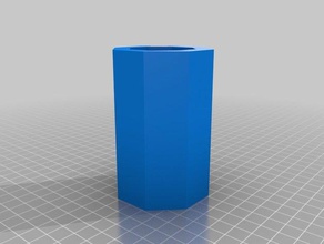 adapter für rolladen achtkantwelle sw60 sw40 andere 3d print model - Mito3D