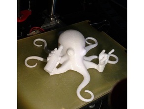 rock2beerpus Skulpturen lulzbot octopus rock2pus rocktopus shaka 3d print model - Mito3D