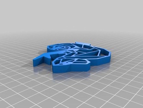 meine individuelle origami-Chamäleon Tiere 3d print model - Mito3D
