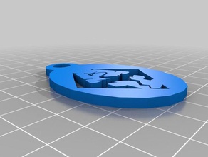 skyrim llavero llaveros 3d print model - Mito3D