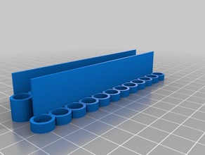 agulha arquivo rack 3d impressão 3d print model - Mito3D