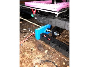 tronxy p802 axis drag chain holder 3d printer parts anet a8 upgrade p802e 3d print model - Mito3D