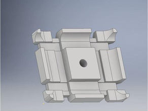 closetmaid shelf organizer joiner organization bracket 3d print model - Mito3D