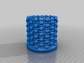 basket pot 41 household 3d print model - Mito3D