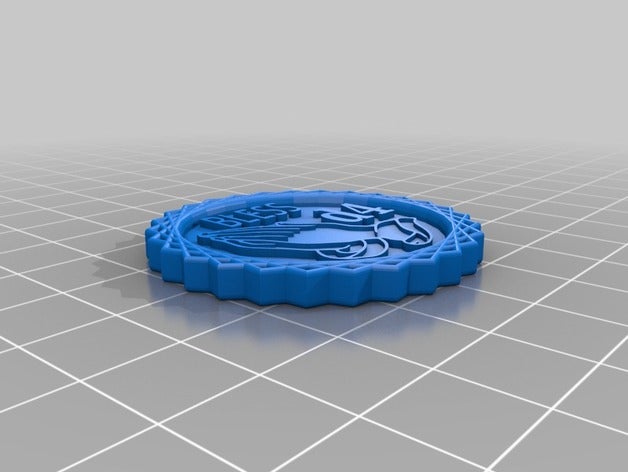 bless token d&d 5e games 3D print model - Mito3D