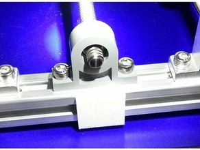 clipfoot cnc-20mm Abschnitt Rahmen Maschine tools 20mm Stützfuß 3d print model - Mito3D