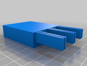 endst&uumlck gardienenleiste tail rail replacement parts 3d print model - Mito3D