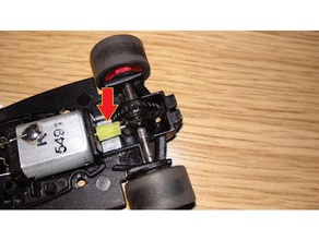 spare carrera go pinion gear toy game accessories flex flexible filament gcode part 3d print model - Mito3D