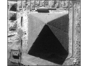 wahren Dimensionen große 8-eckige Pyramide von Gizeh lernen Pyramiden 3d print model - Mito3D