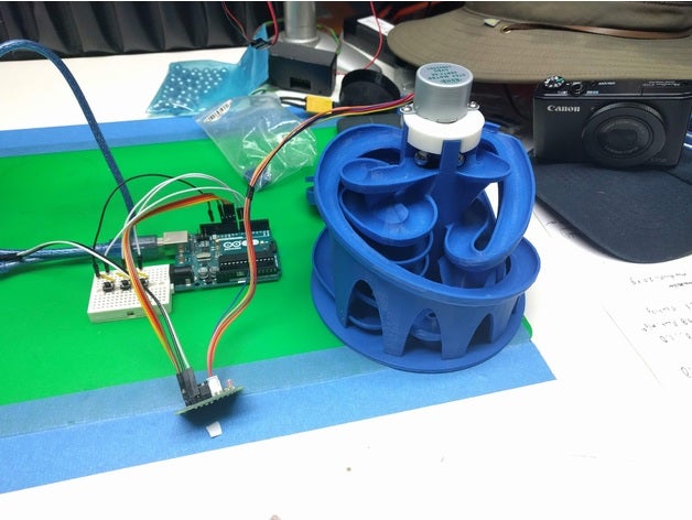 o motor de acionamento tulio mármore máquina 3 mecânico brinquedos motorizado passo laanen 3D print model - Mito3D
