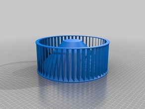 my customized centrifugal blower squirell fan 3d printer accessories 3d print model - Mito3D