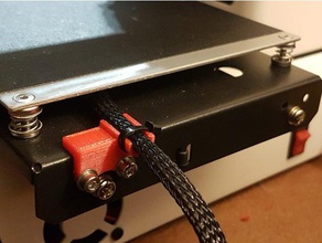monoprice sélectionnez mini lit de support câbles 3d l'imprimante pièces 3d print model - Mito3D