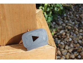 youtube play button prop decor props 3d print model - Mito3D