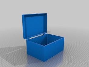 ruffturns customized hinged box v2 organization 3d print model - Mito3D