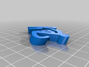 zoey keyring keychains customized 3d print model - Mito3D