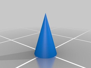 my customized hollow cone math art 3d print model - Mito3D