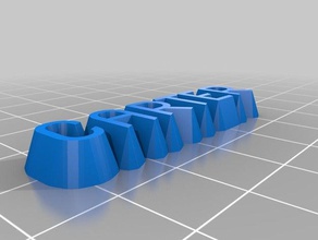 carter tondo i segni loghi personalizzato 3d print model - Mito3D