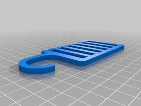 empate percha personalizada de los hogares personalizado 3d print model - Mito3D