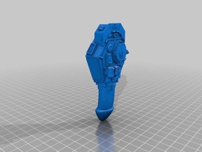 leman russ larry longguy plasma tourelle drôle jeux 40k pénis warhammer 3d print model - Mito3D