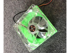 pc fan converter 120-80mm computer pwing 3d print model - Mito3D