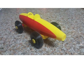 keiko auto i veicoli 3dmodel autodesk fusion 360 automotive facile easy print ragazzi bambini giocattoli modelli gara racer ruote 3d print model - Mito3D