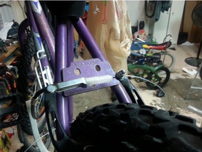 la polvere dei freni di avvio sport all'aperto bicicletta 3d print model - Mito3D